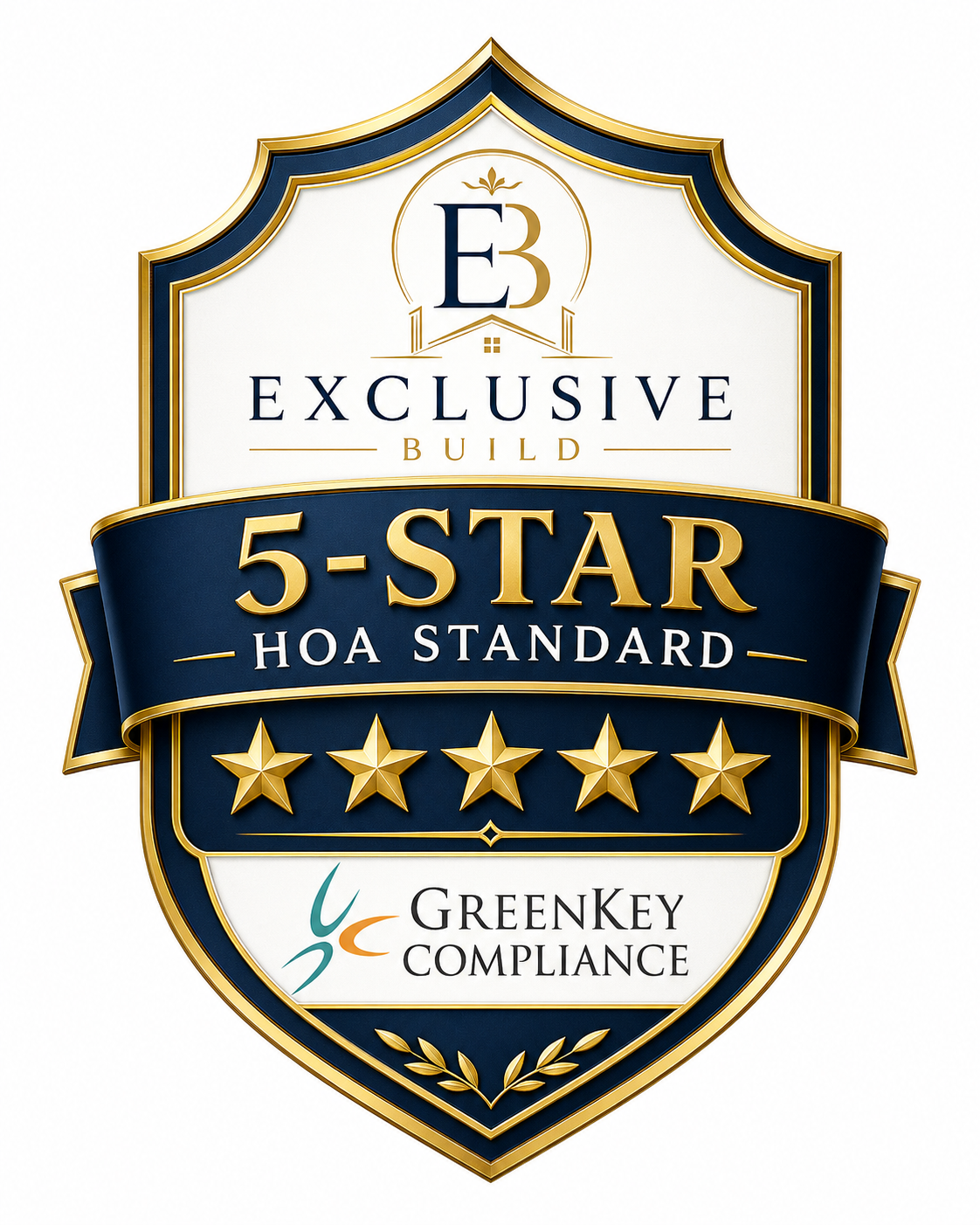 Greenkey Compliance badge showing 5-Star HOA Standard